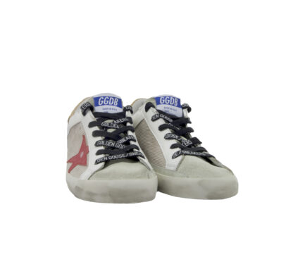 GOLDEN GOOSE DONNA Donna SNEAKERS SUPERSTAR BIANCO VELLUTO BEIGE 37-2, 38-2, 39-2 immagine n. 2/4