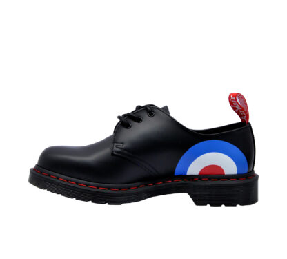 DR.MARTENS UOMO ALLACCIATA ALLACCIATA NERO THE WHO 39-2, 39, 4, 40, 40-2, 41-2, 41, 42, 42-2, 43-2, 43, 44-2, 44, 45-2, 45, 46-2, 46, 47, 47-2 immagine n. 3/4