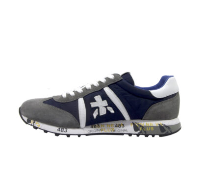 premiata UOMO CALZATURE SNEAKERS LUCY BLU GRIGIO 40, 41-2, 42, 43-2, 44-2, 45-2, 46-2 immagine n. 3/4