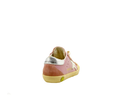 GOLDEN GOOSE UNISEX Bambino SNEAKERS PENSTAR SUPERSTAR PELLE ROSA 24, 25, 26, 27 immagine n. 4/4