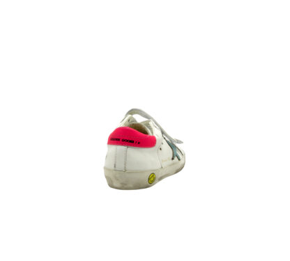 GOLDEN GOOSE UNISEX Bambino SNEAKERS OLD SCHOOL BIANCO FUXIA 29, 30, 31, 32, 34-2, 35, 28, 33 immagine n. 4/4