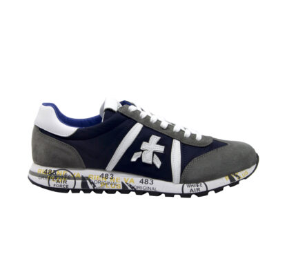 premiata UOMO CALZATURE SNEAKERS LUCY BLU GRIGIO 40, 41-2, 42, 43-2, 44-2, 45-2, 46-2 immagine n. 1/4