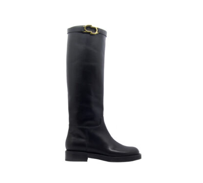 NINALILOU DONNA Donna CAVALLERIZZO PELLE NERO 36, 37-2, 37, 38-2, 39-2, 40, 41-2 immagine n. 1/4