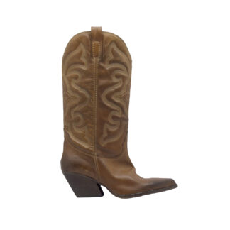 ELENA iachi DONNA Texano TEXANO PELLE CUOIO 37-2, 37, 38-2, 39-2, 40, 36 immagine n. 1/4