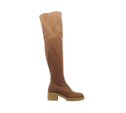 NINALILOU DONNA Donna CUISSARD CAMOSCIO CUOIO 37-2, 38-2, 39-2, 40 immagine n. 1/4