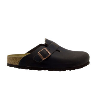 BIRKENSTOCK UNISEX Ciabatta BOSTON OILED LEATHER  HABANA 36, 40, 41-2, 43-2, 44-2, 46-2, 37-2, 38-2, 39-2, 42, 45-2 immagine n. 1/4