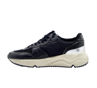 GOLDEN GOOSE UOMO CALZATURE SNEAKERS RUNNING SOLE BLACK 40, 41-2, 42, 43-2, 44-2 immagine n. 3/4