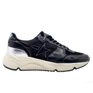 GOLDEN GOOSE UOMO CALZATURE SNEAKERS RUNNING SOLE BLACK 40, 41-2, 42, 43-2, 44-2 immagine n. 1/4