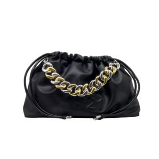 N° 21 DONNA Borsa EVA BIG ECO NAPPA CATENA NERO un immagine n. 1/2