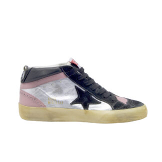 GOLDEN GOOSE DONNA Donna SNEAKERS MID STAR ARGENTO ROSA 36, 37-2, 38-2, 39-2, 40 immagine n. 1/4