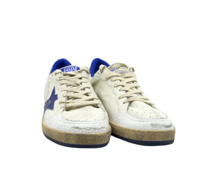 GOLDEN GOOSE UOMO CALZATURE SNEKAERS BALLSTAR WHITE BLUETTE 40, 41-2, 42, 43-2, 44-2, 45-2, 39-2 immagine n. 2/3