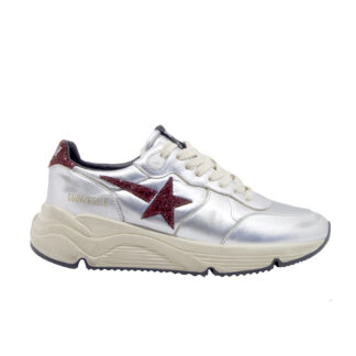 GOLDEN GOOSE DONNA Donna SNEAKERS RUNNING SOLE SILVER 36, 37-2, 38-2, 39-2, 40 immagine n. 1/4
