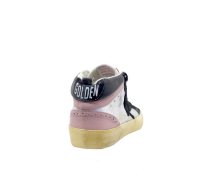 GOLDEN GOOSE DONNA Donna SNEAKERS MID STAR ARGENTO ROSA 36, 37-2, 38-2, 39-2, 40 immagine n. 4/4