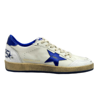 GOLDEN GOOSE UOMO CALZATURE SNEKAERS BALLSTAR WHITE BLUETTE 40, 41-2, 42, 43-2, 44-2, 45-2, 39-2 immagine n. 1/3