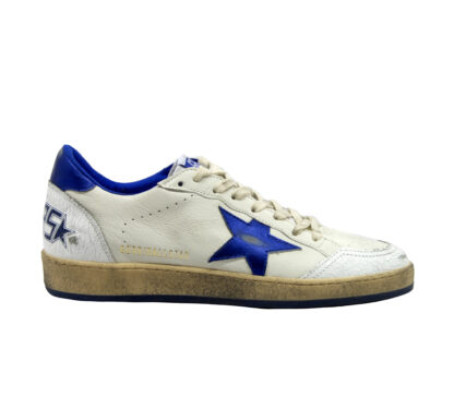 GOLDEN GOOSE UOMO CALZATURE SNEKAERS BALLSTAR WHITE BLUETTE 40, 41-2, 42, 43-2, 44-2, 45-2, 39-2 immagine n. 1/3