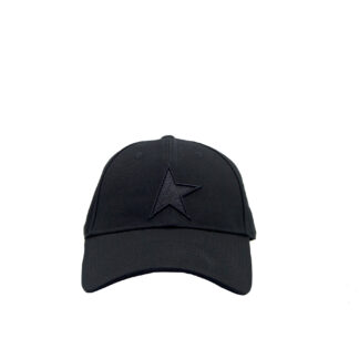 GOLDEN GOOSE UOMO ACCESSORI STAR BASEBALL HAT BLACK m immagine n. 1/3