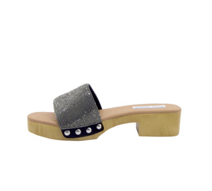 steve madden DONNA Donna ZOCCOLO SWAROVSKY PELTRO 36, 37-2, 37, 38-2, 38, 39-2, 40, 41-2 immagine n. 3/4