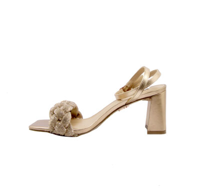 steve madden DONNA Donna SANDALO SWAROVSKY ORO ROSA 36, 37-2, 37, 38-2, 38, 39-2, 40, 41-2 immagine n. 3/4