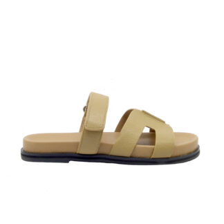 BIBI LOU DONNA CIABATTA ANATOMICA CIABATTA STRAPPO PELLE CAMEL 36, 37-2, 38-2, 39-2, 40, 41-2 immagine n. 1/4