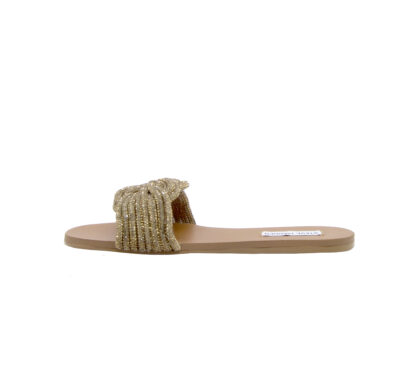 steve madden DONNA Donna CIABATTA TRECCIA SWAROVSKY BRONZO 36, 37-2, 37, 38-2, 38, 39-2, 40, 41-2 immagine n. 3/4