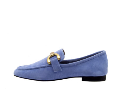 BIBI LOU DONNA Donna MOCASSINO CAMOSCIO CELESTE 36, 37-2, 38-2, 39-2, 40, 41-2 immagine n. 3/4