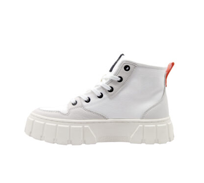 PALLADIUM DONNA Anfibio ANFIBIO TELA BIANCO 36, 37-2, 38-2, 39-2, 40, 41-2 immagine n. 3/4