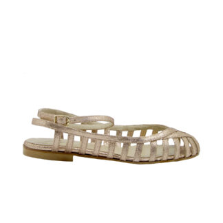 ANNIEL DONNA Donna SANDALO A GABBIETTA PELLE ORO 36, 37-2, 38-2, 39-2, 40, 41-2 immagine n. 1/4