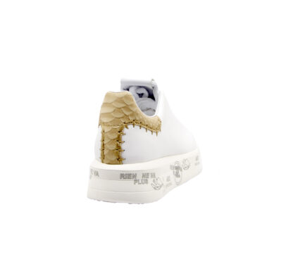 premiata DONNA Donna SNEAKERS BELLE IN PELLE BIANCO 36, 37-2, 38-2, 39-2, 40, 41-2 immagine n. 4/4