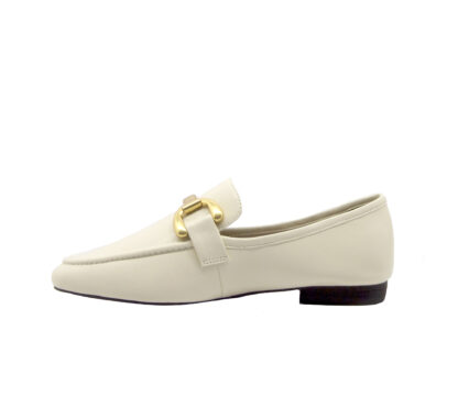 BIBI LOU DONNA Donna MOCASSINO PELLE BIANCO 36, 37-2, 38-2, 39-2, 40, 41-2 immagine n. 3/4