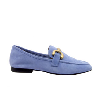 BIBI LOU DONNA Donna MOCASSINO CAMOSCIO CELESTE 36, 37-2, 38-2, 39-2, 40, 41-2 immagine n. 1/4