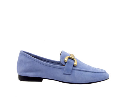 BIBI LOU DONNA Donna MOCASSINO CAMOSCIO CELESTE 36, 37-2, 38-2, 39-2, 40, 41-2 immagine n. 1/4