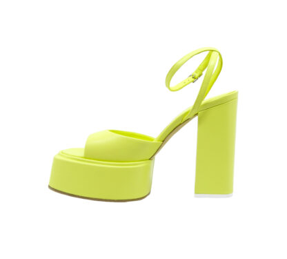 3 JUIN DONNA Donna SANDALO PLATO' PELLE GIALLO 36, 37-2, 38-2, 39-2, 40 immagine n. 3/4