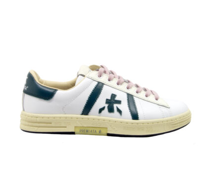 premiata UOMO CALZATURE SNEAKERS RUSSELL BIANCO VERDE SCURO 40, 41-2, 42, 43-2, 44-2, 45-2 immagine n. 1/4