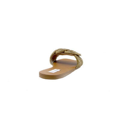 steve madden DONNA Donna CIABATTA TRECCIA SWAROVSKY BRONZO 36, 37-2, 37, 38-2, 38, 39-2, 40, 41-2 immagine n. 4/4