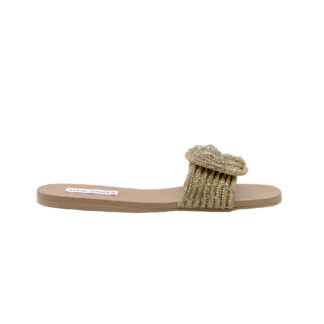 steve madden DONNA Donna CIABATTA TRECCIA SWAROVSKY BRONZO 36, 37-2, 37, 38-2, 38, 39-2, 40, 41-2 immagine n. 1/4
