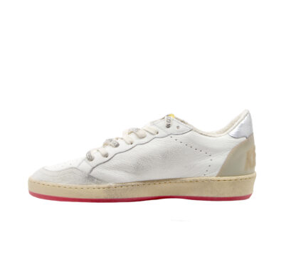 GOLDEN GOOSE UOMO CALZATURE SNEAKERS BALLSTAR BIANCO 40, 41-2, 42, 43-2, 44-2, 45-2 immagine n. 3/4