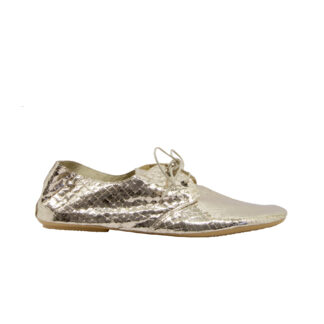 ANNIEL DONNA ALLACCIATA ALLACCIATA PELLE PLATINO 36, 37-2, 38-2, 39-2, 40, 41-2 immagine n. 1/4