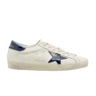 GOLDEN GOOSE UOMO CALZATURE SNEAKERS SUPERSTAR BIANCO BLU 40, 41-2, 42, 43-2, 44-2, 45-2, 46-2 immagine n. 1/4