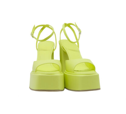3 JUIN DONNA Donna SANDALO PLATO' PELLE GIALLO 36, 37-2, 38-2, 39-2, 40 immagine n. 2/4