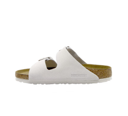 BIRKENSTOCK UNISEX Birkenstock CIABATTA ARIZONA CAMOSCIO GESSO 36, 37-2, 38-2, 39-2, 40, 41-2 immagine n. 3/4