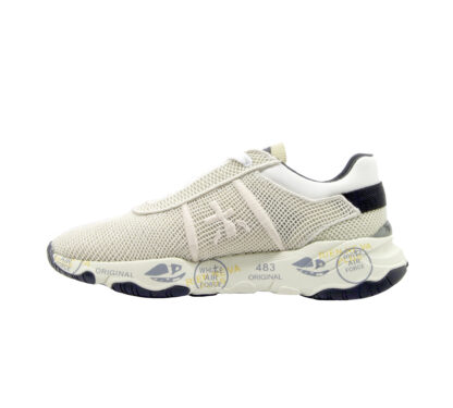 premiata DONNA Donna SNEAKERS BUFF TRAFORATA PANNA 36, 37-2, 38-2, 39-2, 40, 41-2 immagine n. 3/4