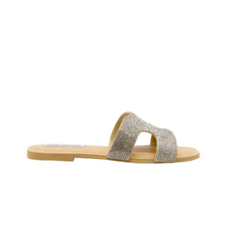 steve madden DONNA Donna CIABATTA SWAROVSKY ARGENTO 36, 37-2, 37, 38-2, 38, 39-2, 40, 41-2 immagine n. 1/4
