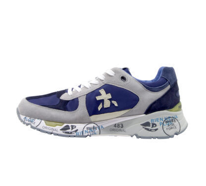 premiata DONNA Donna SNEAKERS MASE BLU GRIGIO 40, 41-2, 42, 43-2, 44-2, 45-2 immagine n. 3/4