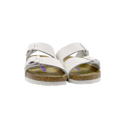 BIRKENSTOCK UNISEX Birkenstock CIABATTA ARIZONA CAMOSCIO GESSO 36, 37-2, 38-2, 39-2, 40, 41-2 immagine n. 2/4
