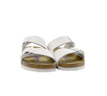 BIRKENSTOCK UNISEX CALZATURE CIABATTA ARIZONA CAMOSCIO GESSO 36, 37-2, 38-2, 39-2, 40, 41-2 immagine n. 2/4