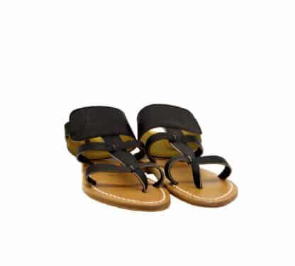 k.jacques DONNA Donna SANDALO INFRADITO CAVIGLIERA NERO 36, 37-2, 38-2, 39-2, 40, 41-2 immagine n. 2/4