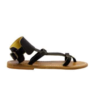 k.jacques DONNA Donna SANDALO INFRADITO CAVIGLIERA NERO 36, 37-2, 38-2, 39-2, 40, 41-2 immagine n. 1/4