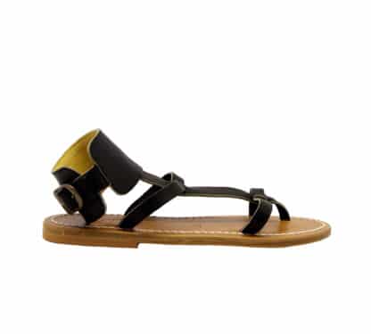 k.jacques DONNA Donna SANDALO INFRADITO CAVIGLIERA NERO 36, 37-2, 38-2, 39-2, 40, 41-2 immagine n. 1/4