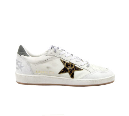GOLDEN GOOSE UOMO CALZATURE SNEAKERS BALLSTAR BIANCO MACULATO 39-2, 40, 41-2, 42, 43-2, 44-2, 45-2 immagine n. 1/4