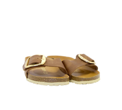 BIRKENSTOCK UNISEX CALZATURE CIABATTA MADRID BIG BUCKLE CUOIO 35 immagine n. 2/4